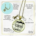 thumbnail image 5 of Not My Circus Monkey Gutsy Goodness Bronze Metal Necklace Attitude Adult Female Jewelry, 5 of 8