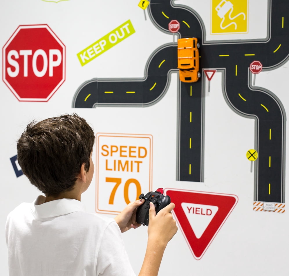 wall climbing robot car