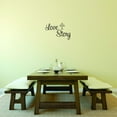 thumbnail image 1 of Unique Home Wall Stickers Love Story Decal Décor for Bedroom Living Room Nursery - Size: 12 In x 18 In, 1 of 3