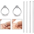 thumbnail image 1 of Ring Size Adjuster, Ring Guard Clear Ring Sizer, Perfect for Loose Rings, 4 Sizes Fit for Any Rings, Pack of 12 (3.5mm/4mm/5mm), 1 of 7