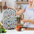 thumbnail image 3 of HELLHERO Hand Strap Kitchen Blender Dust Cover with Cover Protection Polyester Food Processor Cover Floral Pattern, 3 of 6