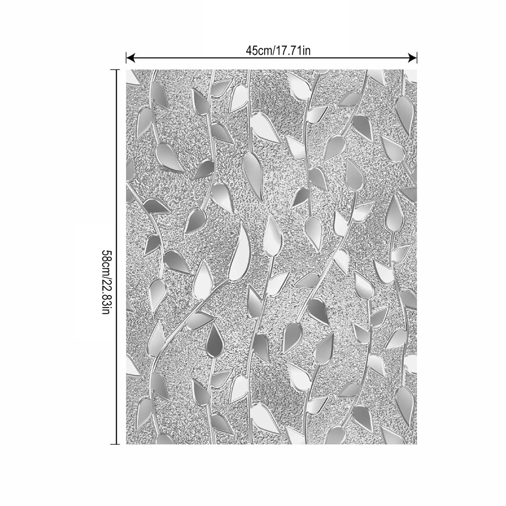 Window Film Privacy Frosted Film No Glue Electrostatic Glass Sticker