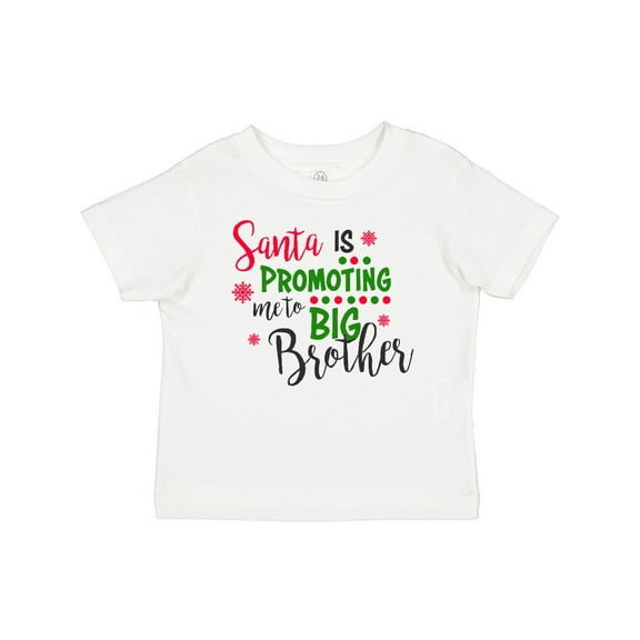 Inktastic Santa is Promoting Me to Big Brother Boys Baby T-Shirt
