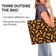 thumbnail image 2 of Balery Peanuts5 Bolsa Tote Estilo Estético con Cremalleras, Bolsa de Hombro, Bolsa de Compras Grande y Plegable, 2 of 8