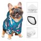 thumbnail image 3 of Fotbe Swan On The Pond Sudadera con Estampado para Perros Pequeños – Suéter con Capucha para Mascotas, Tela Suave de Forro Polar con Bolsillo-X-Large, 3 of 7