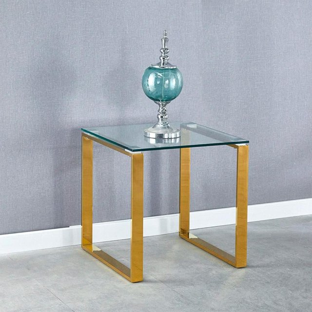 Heavenly Collections | Gen Golden Side Table | End Table for Living room or Bedroom