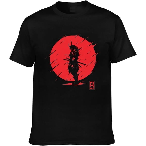 Japanese Armor Warrior T-Shirts Graphic Short Sleeve Tee Tops T Shirt For Men Women