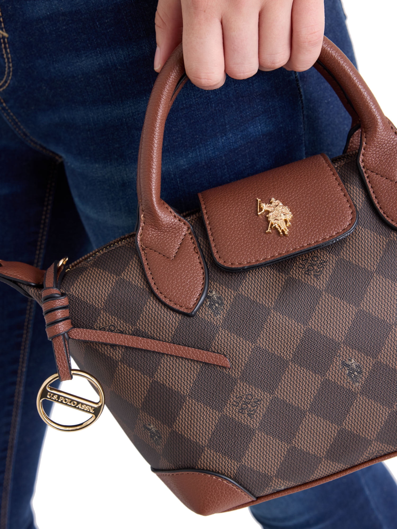 U.S. Polo Assn Women's Brown Legacy Crossbody