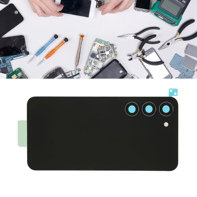 Reemplazo De La Caja De Cristal De La Cubierta Trasera Compatible Con S23, Con El Kit De Herramientas De Reparación De Cinta Adhesiva Preinstalada De La Lente De La Cámara