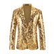 thumbnail image 2 of Ceisia Men's Casual Color Block Jacket Zip Up Closure Gift Long Sleeve Fashion Outerwear with Pockets, 2 of 6