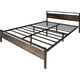 thumbnail image 5 of Base Cama Queen Country Tipo Madera Moderna Metal Acero, 5 of 8