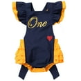 thumbnail image 2 of MSemis Baby Girls Cute First 1st Birthday Outfit Ruffles Romper Bodysuit Princess Party Halloween Costumes, 2 of 6