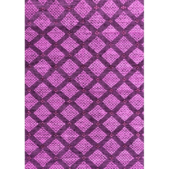 Ahgly Company Indoor Rectangle Abstract Pink Modern Area Rugs, 8' x 12'