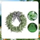thumbnail image 4 of Corona Navideña con Lazo de Hojas de Eucalipto | Decoración Artificial para Puerta, Verde, Rojo y Rosa | Resistente Al Agua y a Los Rayos Uv, 15.7 Pulgadas, Ideal para Repisas, Escaleras y Mesas., 4 of 6