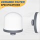 thumbnail image 5 of 4Pack Replacement Ceramic Dome Water Filter 0.2 to 0.5micron, 5 of 5