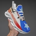 thumbnail image 3 of Easter Puerto Rico He Is Risen Shoes Trail Running Shoe Non-Slip Breathable Comfortable Sneakers white Size 8.5, 3 of 7