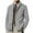 Gray, variant on Men's Sweater Long Sleeve V Neck Button Down Solid Cable Knit Cardigan with Pockets Brown 2XL