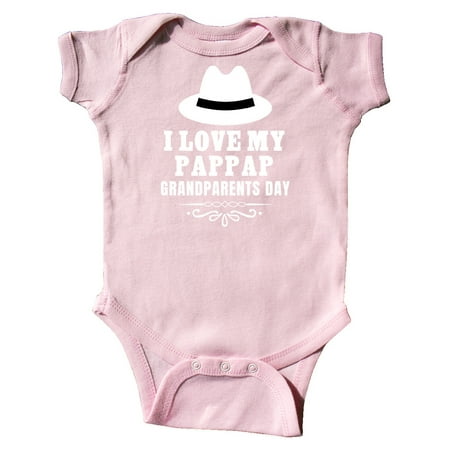 

Inktastic Grandparents Day I Love My Pappap Gift Baby Boy or Baby Girl Bodysuit