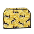thumbnail image 6 of Toaster Covers 2 Slice, Beagle Dog funny Waterproof Bread Machine Cover Fits for Standard 2 Slice Toasters, Home Decor Toaster Protection with Hanging Rope, 6 of 7