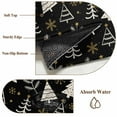 thumbnail image 2 of Christmas Tree Area Rug 3x5 Washable Rug Non Slip Winter Xmas Pine Leaf Snowflake Black Large Area Rug Indoor Floor Carpet for Entryway Bedroom Kitchen Living Room Home Office Dining Room Nursery, 2 of 8