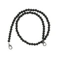 thumbnail image 1 of Ofertas Únicas 1 Pc Correa de Bolso de Perlas Falsas 0.32"x23.62" Plástico Negro, 1 of 5