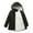 Black, variant on Women's Warm Coat Jacket Outwear Fur' Lined Trench Winter Hooded Thick Overcoat