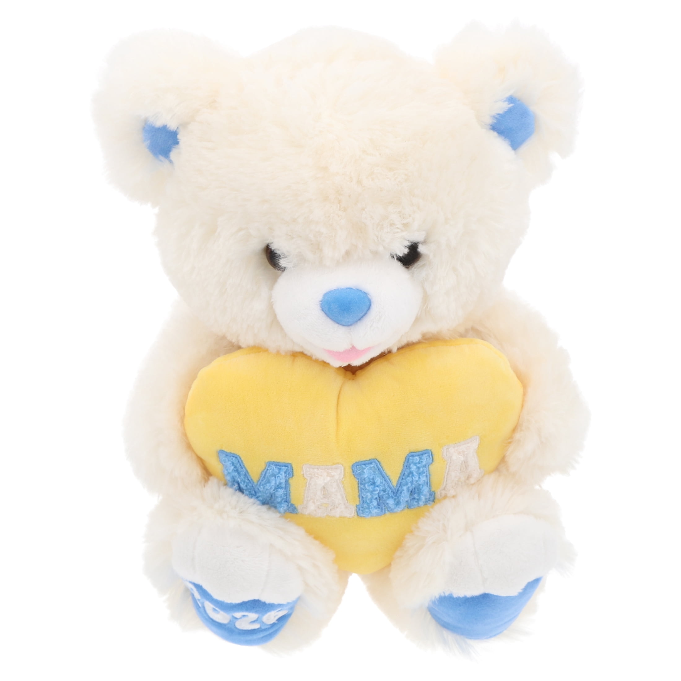 Large Sweetheart Mama Teddy Bear Plush, Cream, Mothers Day b