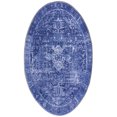 thumbnail image 6 of Unique Loom Timeless Collection Area Rug - Peter (2' x 3' 1" Oval Navy Blue/Ivory), 6 of 11