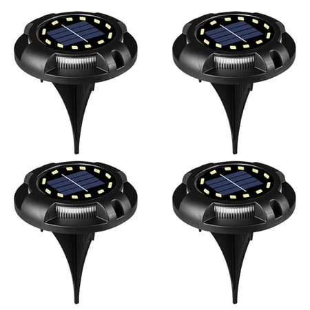 

Solar Ground Lights Outdoor 12LED Solar Waterproof Lights for Garden Deck Stair Patio Driveway Decor