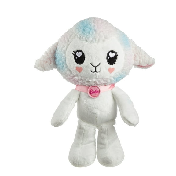 Barbie Stuffed Animal, 9-inch Pet Lamb Inspired by Barbie Cutie Reveal