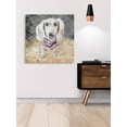 thumbnail image 4 of Parvez Taj Pink Striped Outfit Canvas Wall Art, 4 of 9