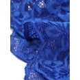 thumbnail image 5 of Cárdigan Toreras Allegra K de Encaje Floral Transparente 3/4 Azul Cobalto M, 5 of 5