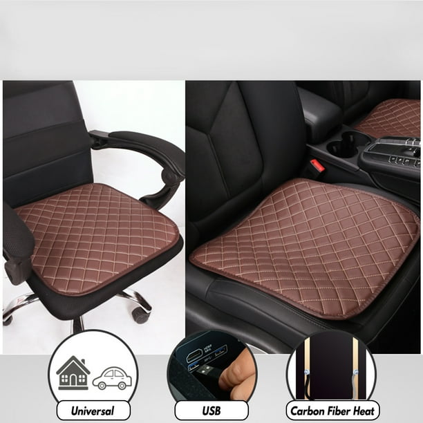 New USB Heated Office Home Car Seat Cushion Heating Warmer Pad Winter