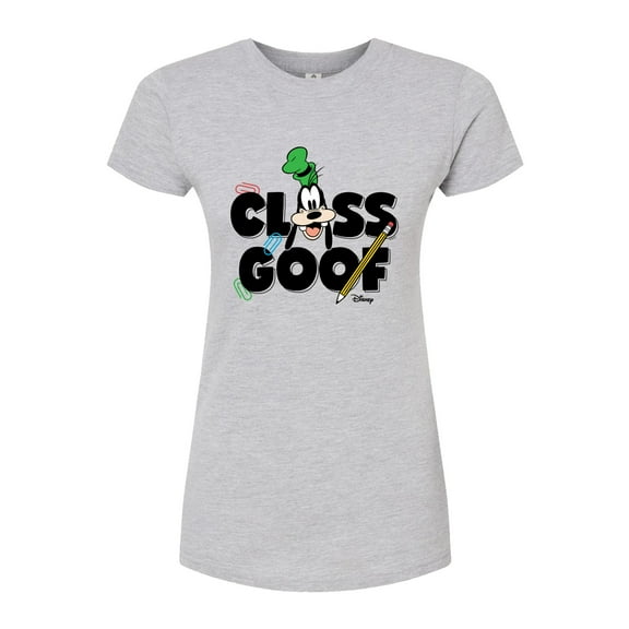 Disney - Class Goof - Juniors Fitted Graphic T-Shirt