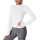 thumbnail image 5 of TaTaai Zipper Front Yoga Top, Women's Long Sleeve Round Neck Sun Protective Shirt, UPF Athletic Wear for Outdoor Exercise and Fitness Gift, 5 of 5