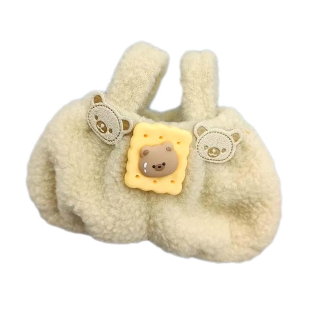 Peleles de muñecos de peluche, accesorios modelo de vestir para niñas pequeñas, imaginación, haz tus propios disfraces de muñecas para muñecas de 6,69 Amarillo