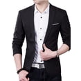 thumbnail image 1 of Fymall Men's Suit Jacket Blazer Cardigan Wedding Suits Jackets, 1 of 7
