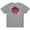 Heather Grey, variant on Men's Everyday Regrind Dye Hole Short Sleeve Tee T-Shirt (Small, Black)