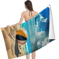 thumbnail image 2 of PHYHOO Beach Oversized Beach Towel Towel Super Soft &amp; for Travel Swimming 30x60in, 2 of 8