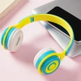 thumbnail image 5 of InsCrazy Bluetooth Headphones Over-ear Headphones Headset Mobile Phone Computer Universal Folding Children Learning Wireless Bluetooth Noise-cancelling Headphones Summer Savings, 5 of 8
