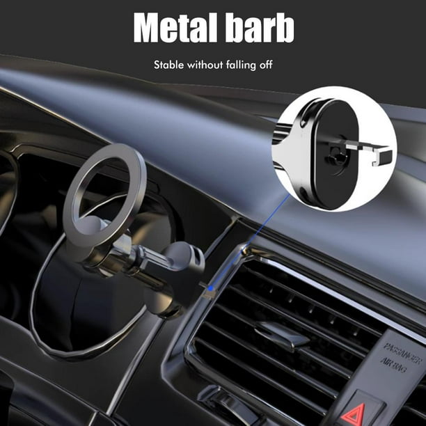 Soporte magnético para teléfono para coche, soporte magnético para teléfono para ventilación de aire, soporte magnético para teléfono, soporte magnético para teléfono para Mag Safe, compacto y ligero