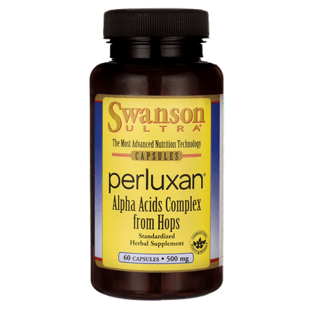 Swanson Perluxan Alpha Acids Complex from Hops 500 mg 60 Caps