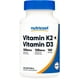 thumbnail image 1 of Suplemento Nutricost de vitamina K2 (MK7) 100 mcg más vitamina D3 5000 UI, 1 of 5