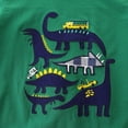 thumbnail image 4 of MXIEZI 2-8T Boys T-Shirt Clothes Summer 2PCS Outfits for Toddler Kids Dinosaur Embroidery Short Sleeve T-Shirt + Shorts Set, 4 of 9