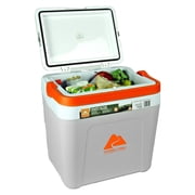 Ozark Trail 26 QT Ice Chest Cooler Hard Sided Portable Cooler, 32 Can Capacity 25L Grey