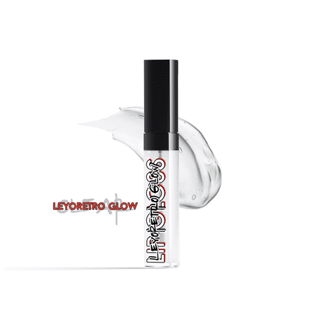 BLK LEYO Glossy Leyo Lip Gloss: LeyoRetro Glow | Clear Lip Gloss