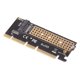 thumbnail image 1 of NVME M.2 a PCI-E 16X Tarjeta adaptadora Computadora de escritorio 2230/2242/2260/2280 Extensor, 1 of 7