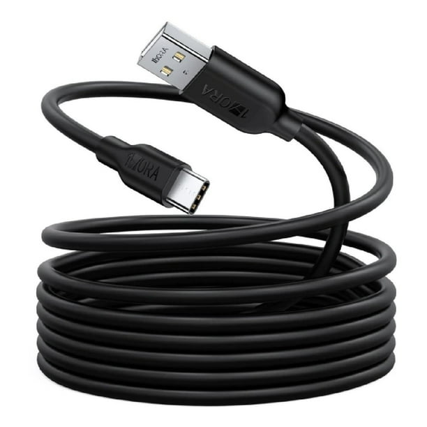 Cable de Carga y Datos Tipo C 1Hora 2m Negro