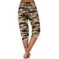 thumbnail image 3 of Capri Sweatpants for Women Summer Casual Outdoor Pull-Up Camo Print Joggers Trousers with Pocket Wide Leg Workout Pants, Multicolor, XL, 3 of 6