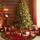 thumbnail image 2 of Falda de Árbol de Navidad Vestido de Árbol de Navidad Vestido de Árbol de Navidad de Terciopelo de 24 Pulgadas Vestido de Árbol de Navidad Retro Decoración de Fiesta de Navidad Vestido de Árbol de Nav, 2 of 6